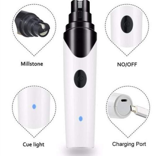 Electric nail clippers for dogs and cats