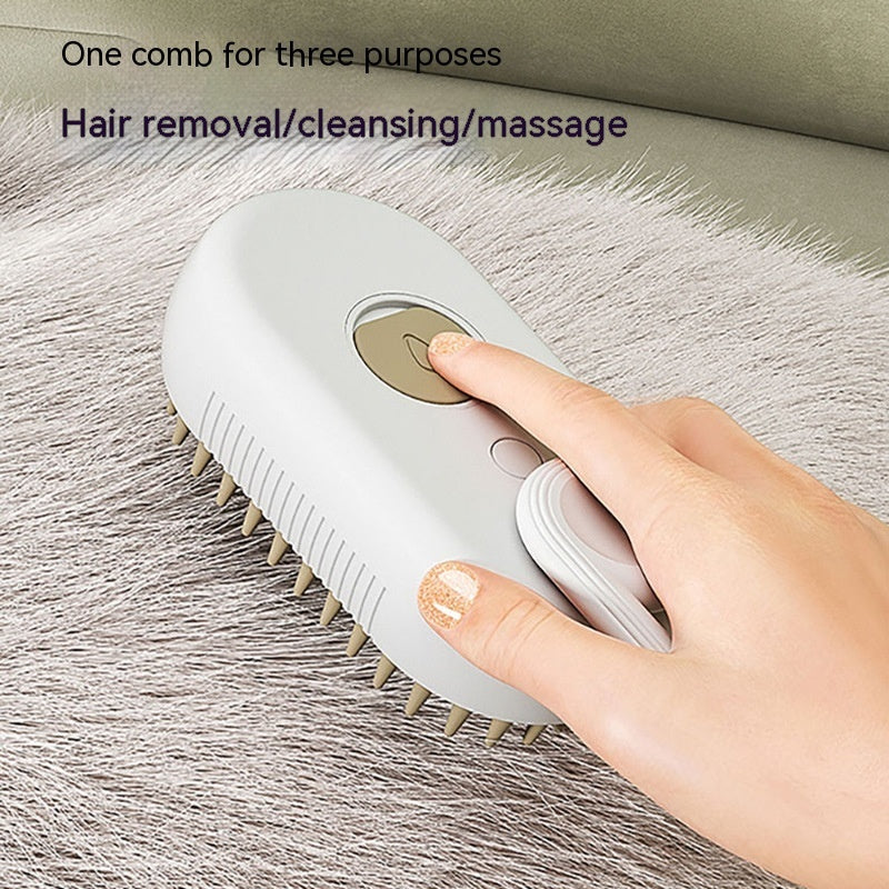 3 In 1 Electric Spray Hair Brushes For Massage  Pet Products