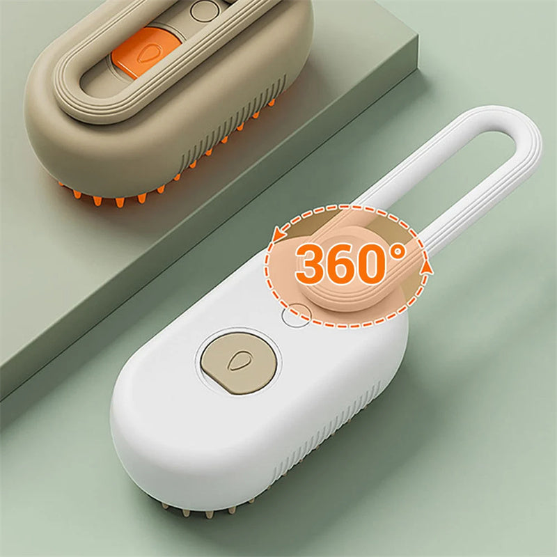 3 In 1 Electric Spray Hair Brushes For Massage  Pet Products